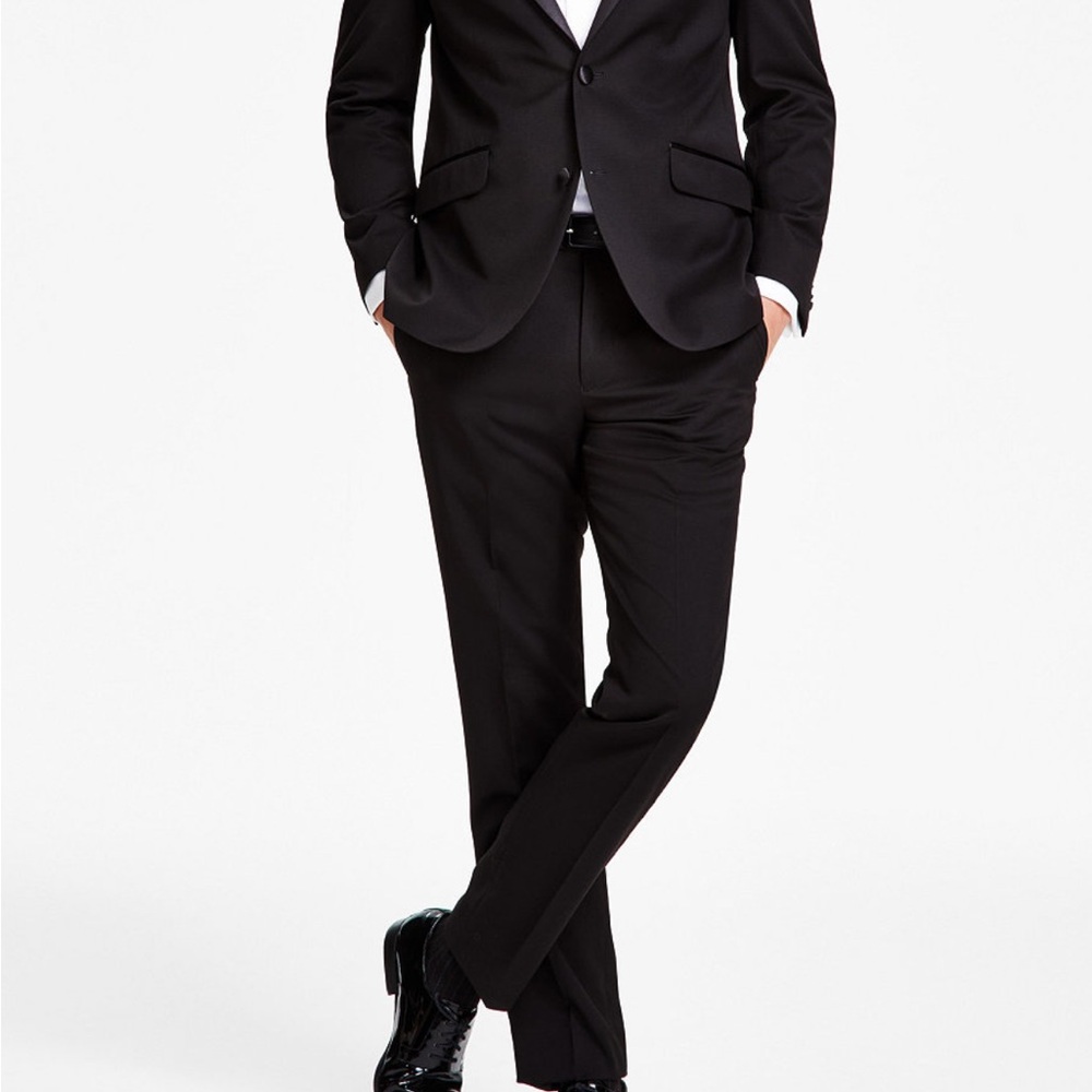 Kenneth Cole Reaction Men's Slim-Fit Ready Flex Tuxedo Suit Jacket